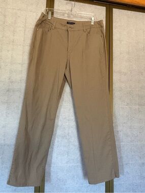 Bandalino Caroline Stretch Jeans, Tan/Khaki, Size 16, Length 28, NWOT